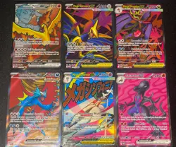 Pokemon TCG Scarlet & Violet/ Mega Evolution Era Full Art Ex Ultra Rare Holo Lot - Image 1