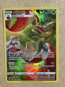 Pokemon TCG Flapple Sword & Shield - Astral Radiance TG02/TG30 Holo Rare - Image 1