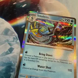 Pokemon Inteleon 002 Mega Evolution Prerelease Staff Promo Card Holo - Image 3