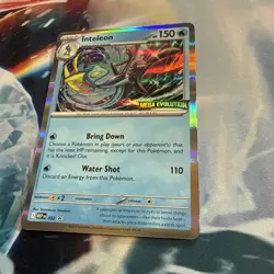 Pokemon Inteleon 002 Mega Evolution Prerelease Staff Promo Card Holo - Image 4