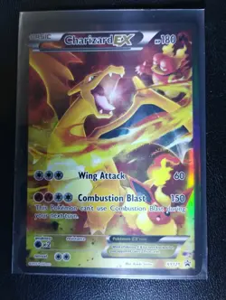 Pokemon TCG Charizard EX XY121 Full Art Black Star Promo Holo Rare 2016 - Image 2