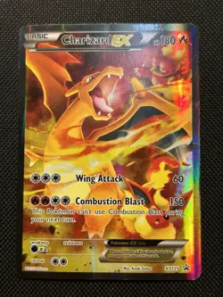 Charizard EX XY121 - XY Promo Ultra Rare Full Art Pokemon TCG HP/DMG - Image 1