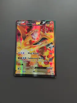Pokemon TCG Charizard EX XY121 Holographic Black Star Promo 2016 Regular Size - Image 1