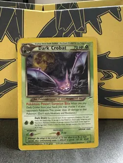 Dark Crobat - 2/105 - Pokemon Neo Destiny Unlimited Holo Rare Card WOTC HP - Image 1