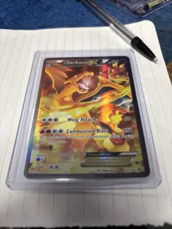 Pokemon TCG 2016 Charizard EX XY121 Full Art Black Star Promo Holo Good LP - Image 1