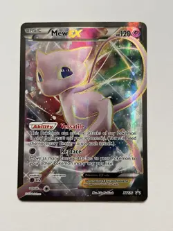 Pokemon Mew EX XY126 Full Art Holo Promo Black Star Nintendo Card LP+ - Image 1