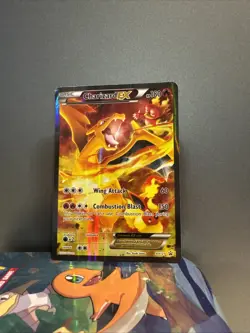 Pokemon TCG Charizard EX XY121 Holographic Black Star Promo 2016 HEAVY PLAY - Image 1