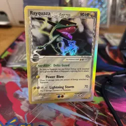 Rayquaza 13/113 Holo Rare Delta Species Pokemon English MP 🔥 - Image 3