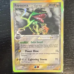 Pokemon TCG Rayquaza 13/113 Delta Species Holo Rare English 90 HP 2005 - Image 1