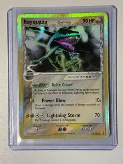 Rayquaza 13/113 Holo Rare Delta Species Pokemon English MP - Image 1