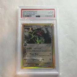 Pokemon Rayquaza Delta Species 13/113 Holo Rare 2005 English PSA 4 Graded - Image 1
