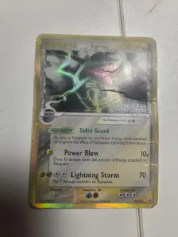 Pokemon Rayquaza 13/113 Holo EX Delta Species DMG - Image 1