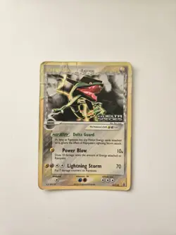 Rayquaza 13/113 EX Delta Species Stamped Reverse Holo Pokemon (HP) Clean Holo - Image 1