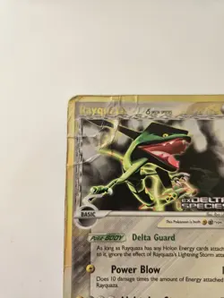 Rayquaza 13/113 EX Delta Species Stamped Reverse Holo Pokemon (HP) Clean Holo - Image 2