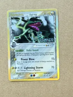 Rayquaza 13/113 Delta Species Reverse Holo Rare Pokemon TCG Nintendo - Image 1