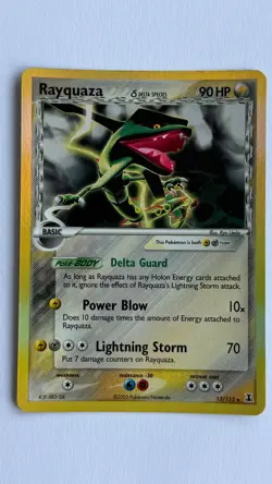 Rayquaza 13/113 EX Delta Species Rare Holo Lightly Played 2005 Pokemon - Image 1