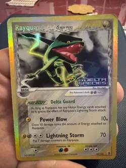 Rayquaza Ex Delta Species Reverse Holo Stamped 13/113 MP/HP Pokemon Card - Image 1