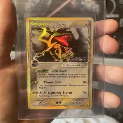 Rayquaza 13/113 EX Delta Species Stamped Reverse Holo Pokemon (HP) Clean Holo - Image 1