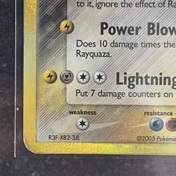 Rayquaza 13/113 EX Delta Species Stamped Reverse Holo Pokemon (HP) Clean Holo - Image 4