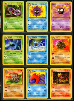 1999 Pokemon FOSSIL SET Unlimited Edition COMPLETE Uncommon Common Cards Lot NM - Image 2