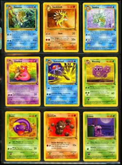 1999 Pokemon FOSSIL SET Unlimited Edition COMPLETE Uncommon Common Cards Lot NM - Image 3