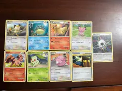 Lot Of 9 Soul Silver Pokemon Cards (SPANISH) - Vulpix, Chikorita, Typhlosion + - Image 1