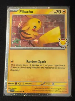 Pikachu (Pokemon Day 2026) 051/162 Holo Miscellaneous Cards/Products Pokemon NM - Image 1