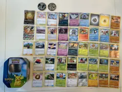 Lot of Pokemon Cards- Eevee & Snorlax GX SM169 Tag Team 270 HP, Ninetales Flames - Image 2