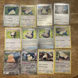 Lot Of 12 Snorlax Pokemon Cards - Image 1