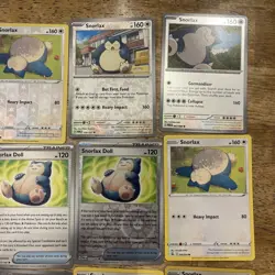 Lot Of 12 Snorlax Pokemon Cards - Image 3