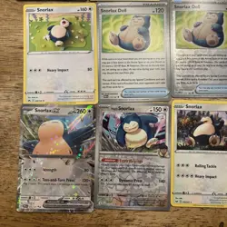Lot Of 12 Snorlax Pokemon Cards - Image 5