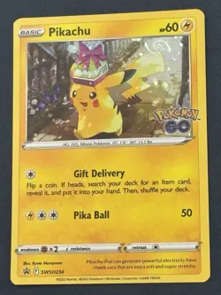 Pikachu SWSH234 Sword & Shield Promo Cards Holo Pokemon Single (Swirl) - Image 2