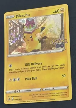 Pikachu SWSH234 Sword & Shield Promo Cards Holo Pokemon Single (Swirl) - Image 3