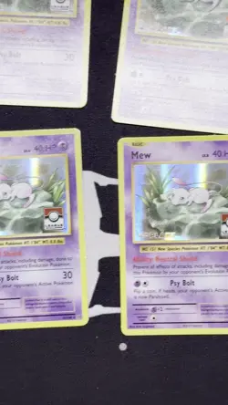 LP | Pokemon League Promo Trophy Mew Cards 1st-4th Place (Complete Set) - Image 2
