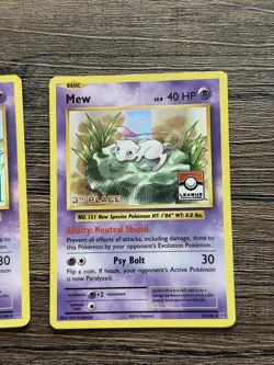 LP | Pokemon League Promo Trophy Mew Cards 1st-4th Place (Complete Set) - Image 4
