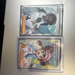 Pokemon TCG Holo Full Art Trainer Lot 4 Cards Naveen TS-23 Rosa's 66/73 - Image 1