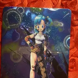 Bulma DRAGON BALL Z STARLIGHT Goddess Waifu Anime ACG Holo Girl Card - Image 2