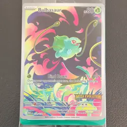 Bulbasaur 133/132 Misc Cards & Products IR Stamped Holo EN 80 HP Pokemon - Image 2
