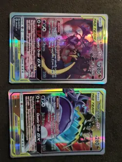 Pokemon Tagteam Naganadel & Guzzlord Fanart Cards - Image 1