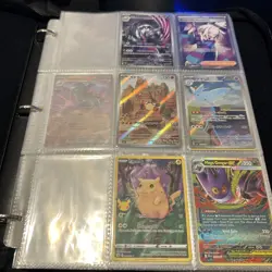 Pokemon Binder Collection 150-200 cards 95% NM - Image 1
