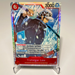 One Piece Card Game – Trafalgar Law – PRB02-002 – SR – English – NM - Image 1