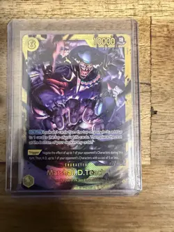 Marshall D. Teach OP16-119 SEC Secret Rare One Piece Cards The Time of Battle EN - Image 1