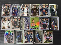 2024 Topps Chrome Formula 1 F1 Assorted Card Lot - 17 Cards - Image 1