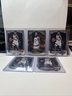 (5) Lot 2025-26 Bowman Chrome Darryn Peterson 1st Prospect #BCP-2 + VIP Kansas - Image 1