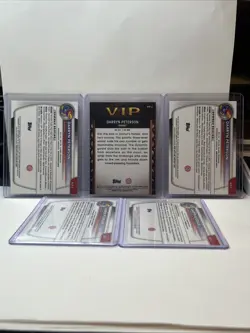 (5) Lot 2025-26 Bowman Chrome Darryn Peterson 1st Prospect #BCP-2 + VIP Kansas - Image 5