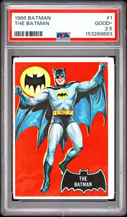 1966 TOPPS BATMAN #1 THE BATMAN PSA 2.5 - Image 1