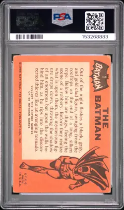 1966 TOPPS BATMAN #1 THE BATMAN PSA 2.5 - Image 2