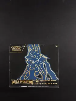 Pokemon Center Mega Evolution Elite Trainer Box ETB Lucario Sealed - Image 1