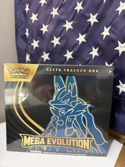Pokemon TCG Mega Evolution Lucario Elite Trainer Box ETB NEW FACTORY SEALED - Image 1