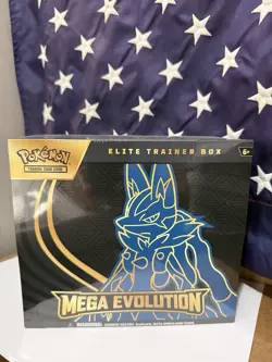 Pokemon TCG Mega Evolution Lucario Elite Trainer Box ETB NEW FACTORY SEALED - Image 3
